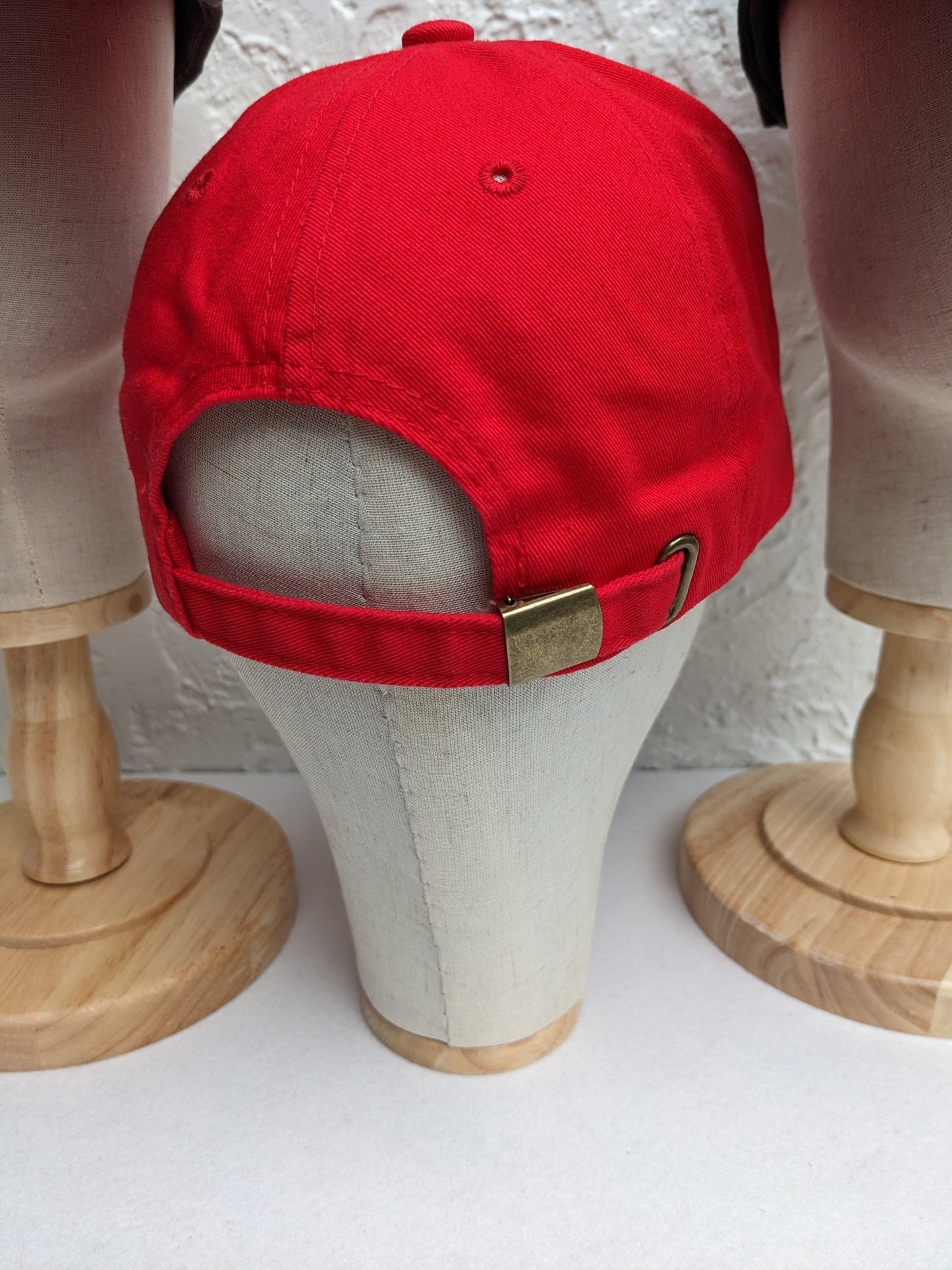 Chainstitch Match with Flame Patch on 6 Panel Low Profile Baseball Hat - Pinsetter Alley