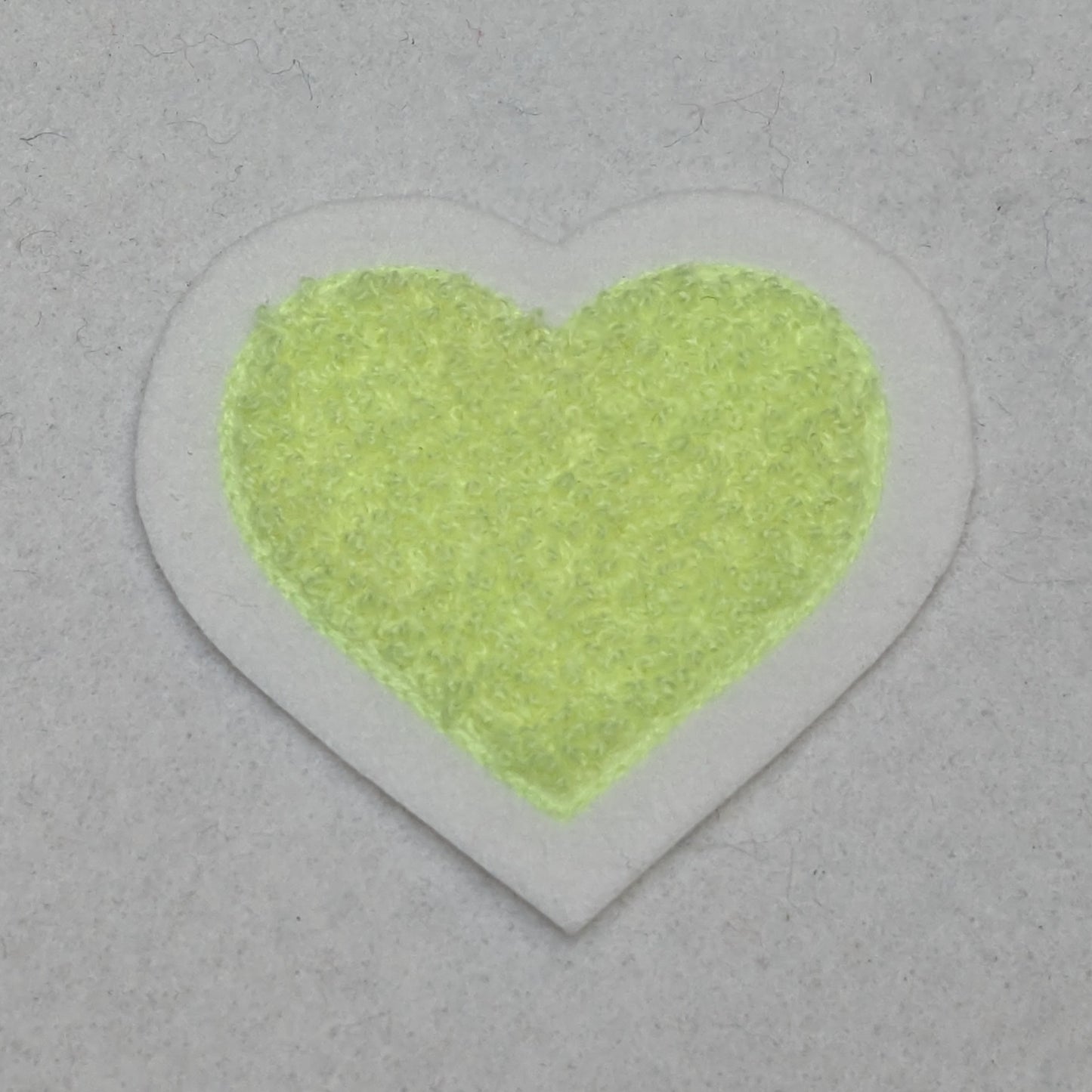 Super Cute Small Chenille Heart Patch - Sew On - New Limited Edition Colors!