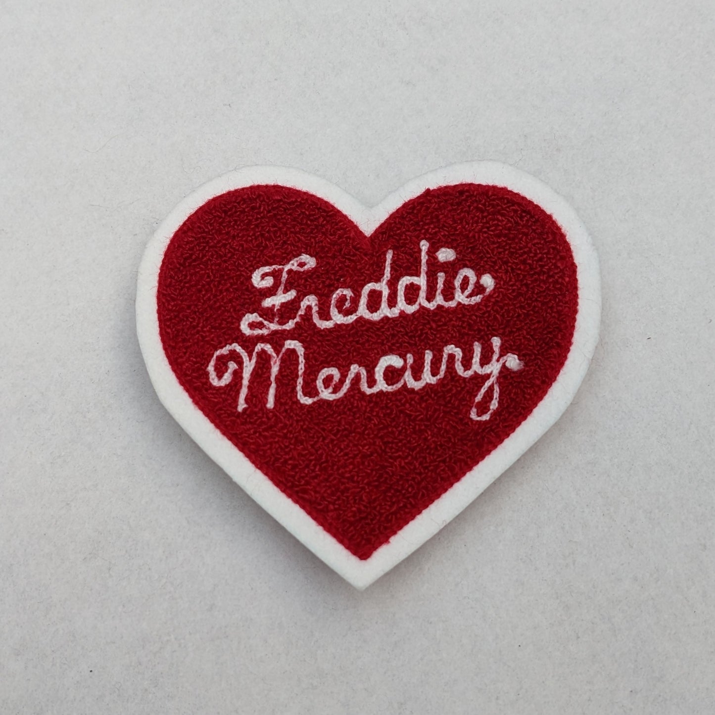 Freddie Mercury, Lead Singer Of Queen - Chenille Heart Patch