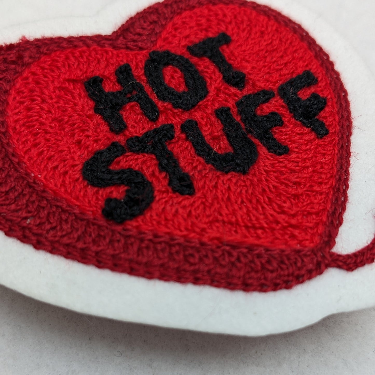 Hot Stuff Devilish Heart Chainstitch Patch