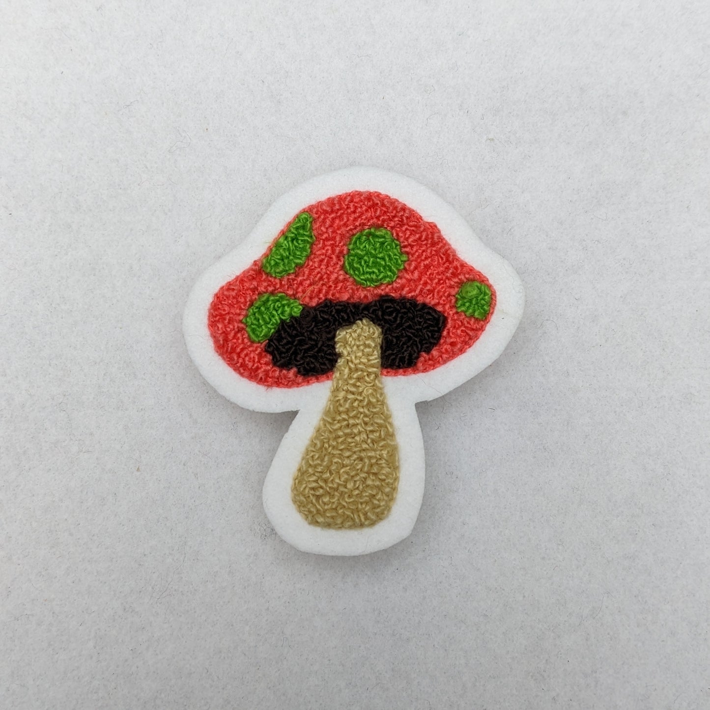 Mushroom Chenille Patch - Sew On - Available In Different Colors!