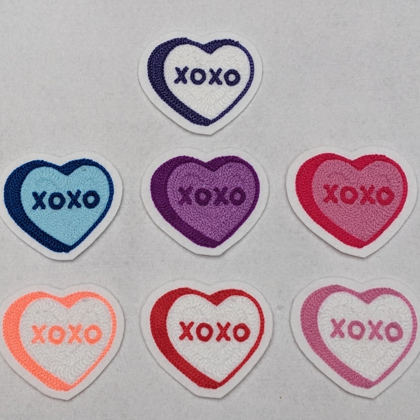 Conversation Heart Chainstitch Patch