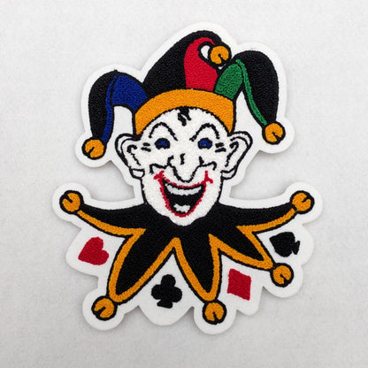 Large Chenille Vintage Style Jester Patch