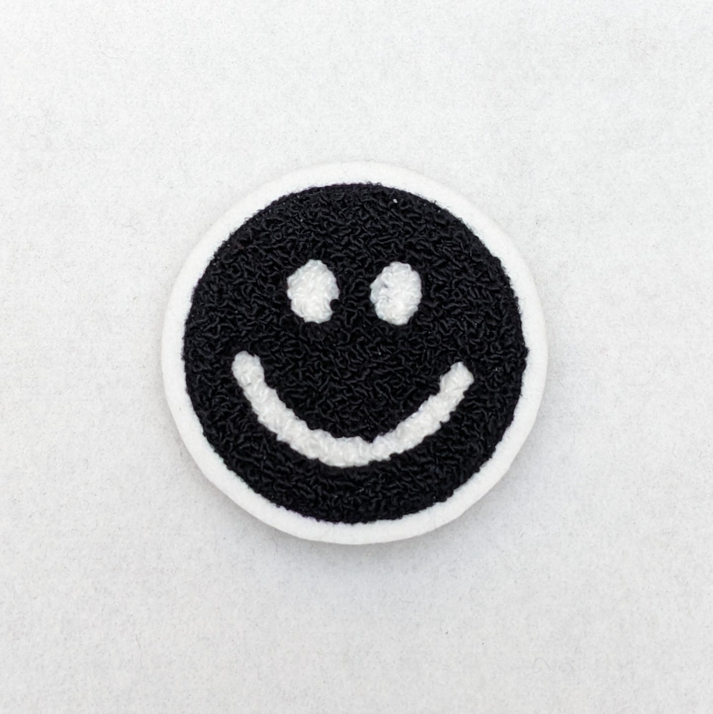 3 Inch Smiley Face Chenille Patch - Sew On - Pinsetter Alley