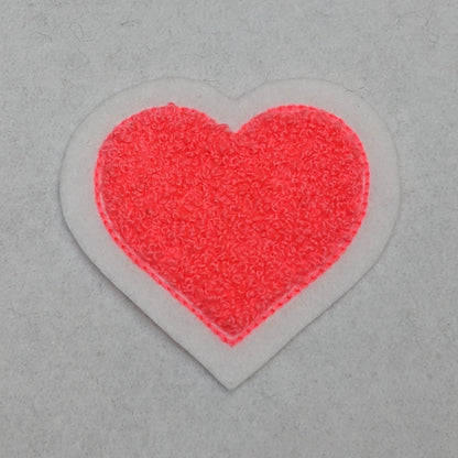 Super Cute Small Chenille Heart Patch - Sew On - New Limited Edition Colors!