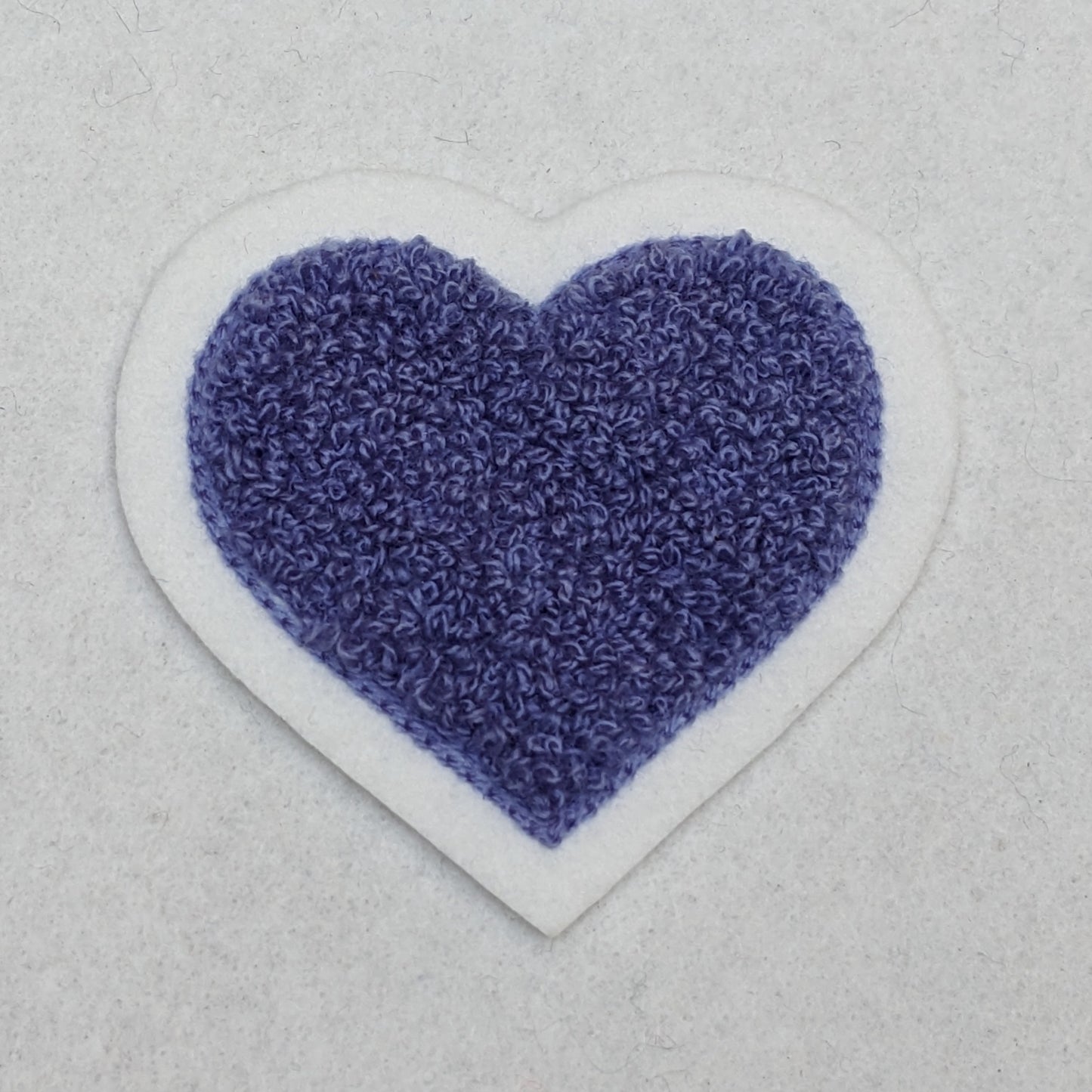 Super Cute Small Chenille Heart Patch - Sew On - New Limited Edition Colors!