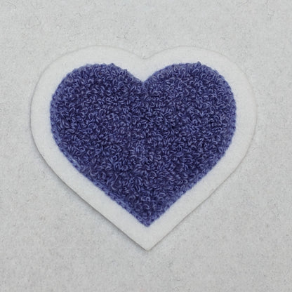 Super Cute Small Chenille Heart Patch - Sew On - New Limited Edition Colors!
