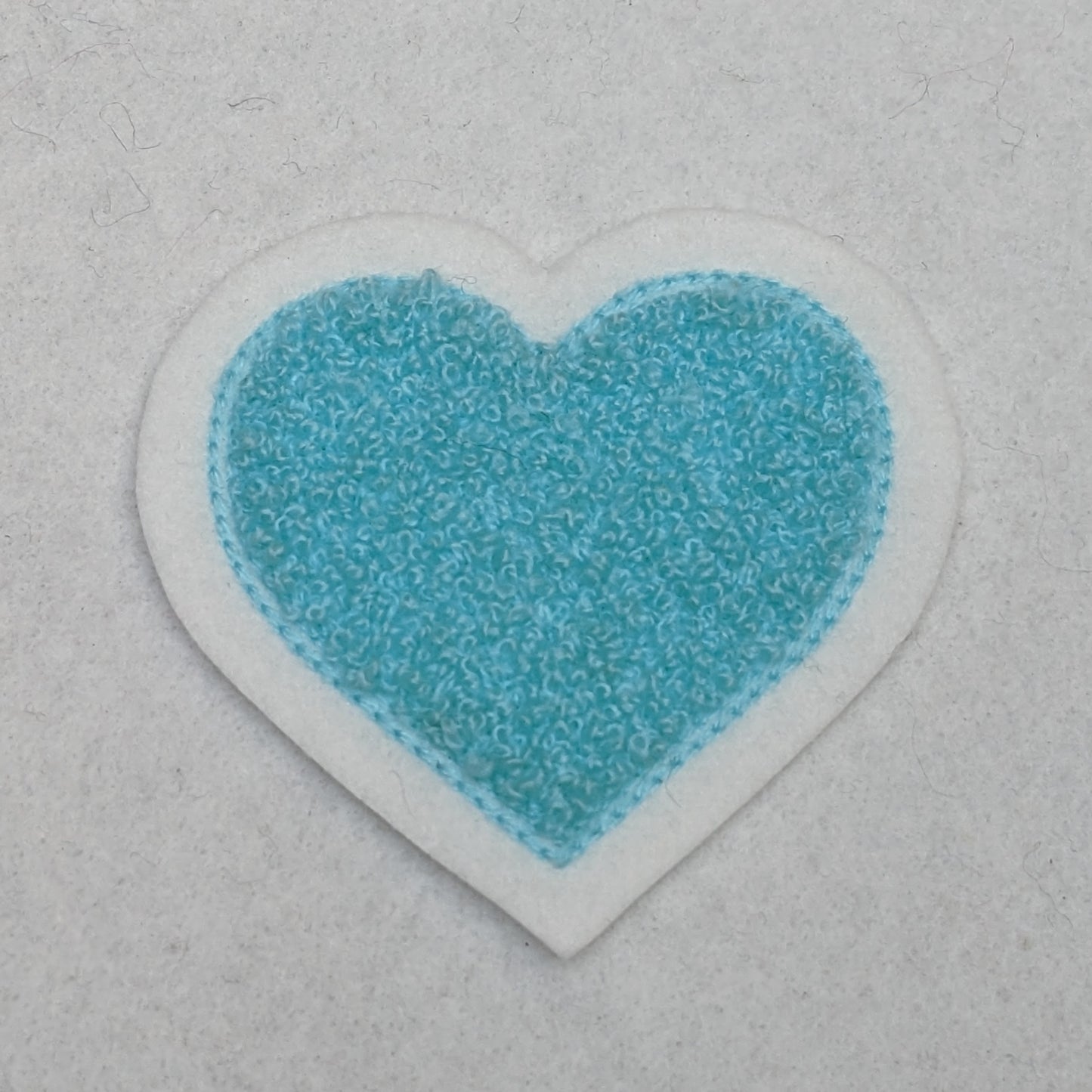 Super Cute Small Chenille Heart Patch - Sew On - New Limited Edition Colors!