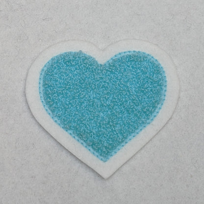 Super Cute Small Chenille Heart Patch - Sew On - New Limited Edition Colors!