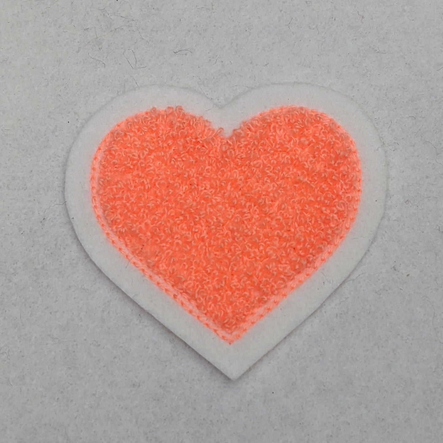 Super Cute Small Chenille Heart Patch - Sew On - New Limited Edition Colors!