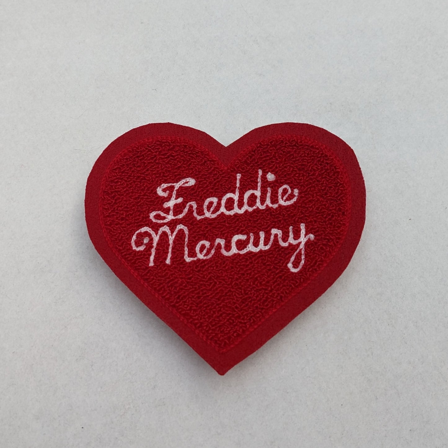 Freddie Mercury, Lead Singer Of Queen - Chenille Heart Patch