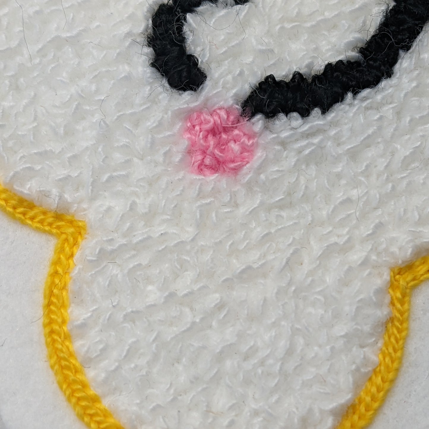 Fuzzy Chenille Kawaii Cloud Patch - Sew On