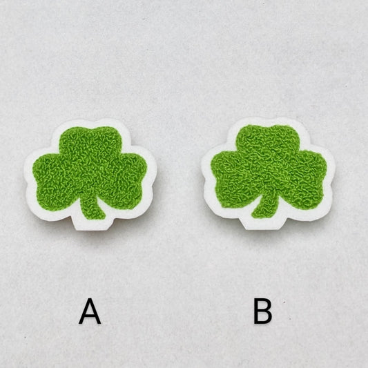 Mini Chenille Lucky Clover Shamrock Patch