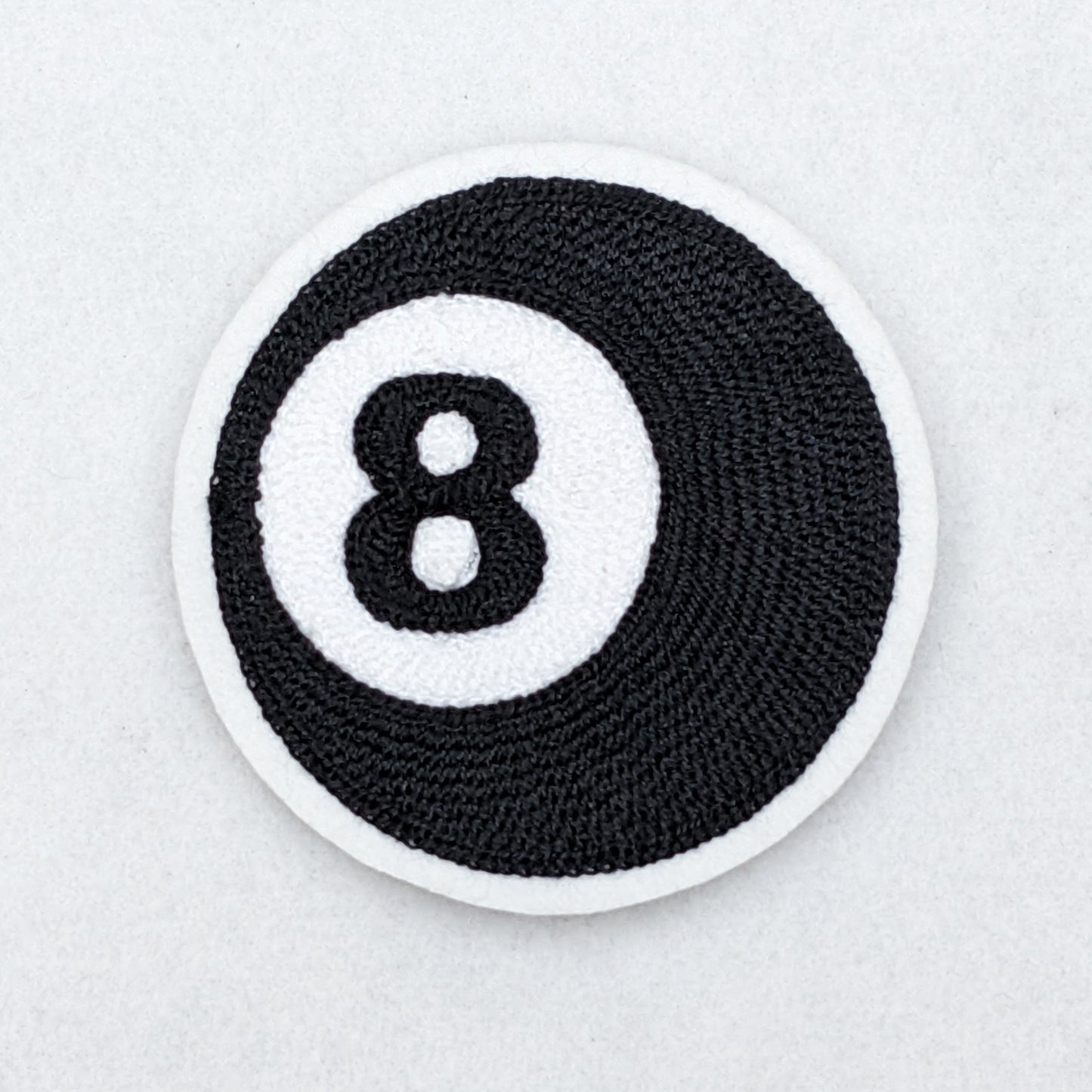 8 Ball Chainstitch Patch - Pinsetter Alley