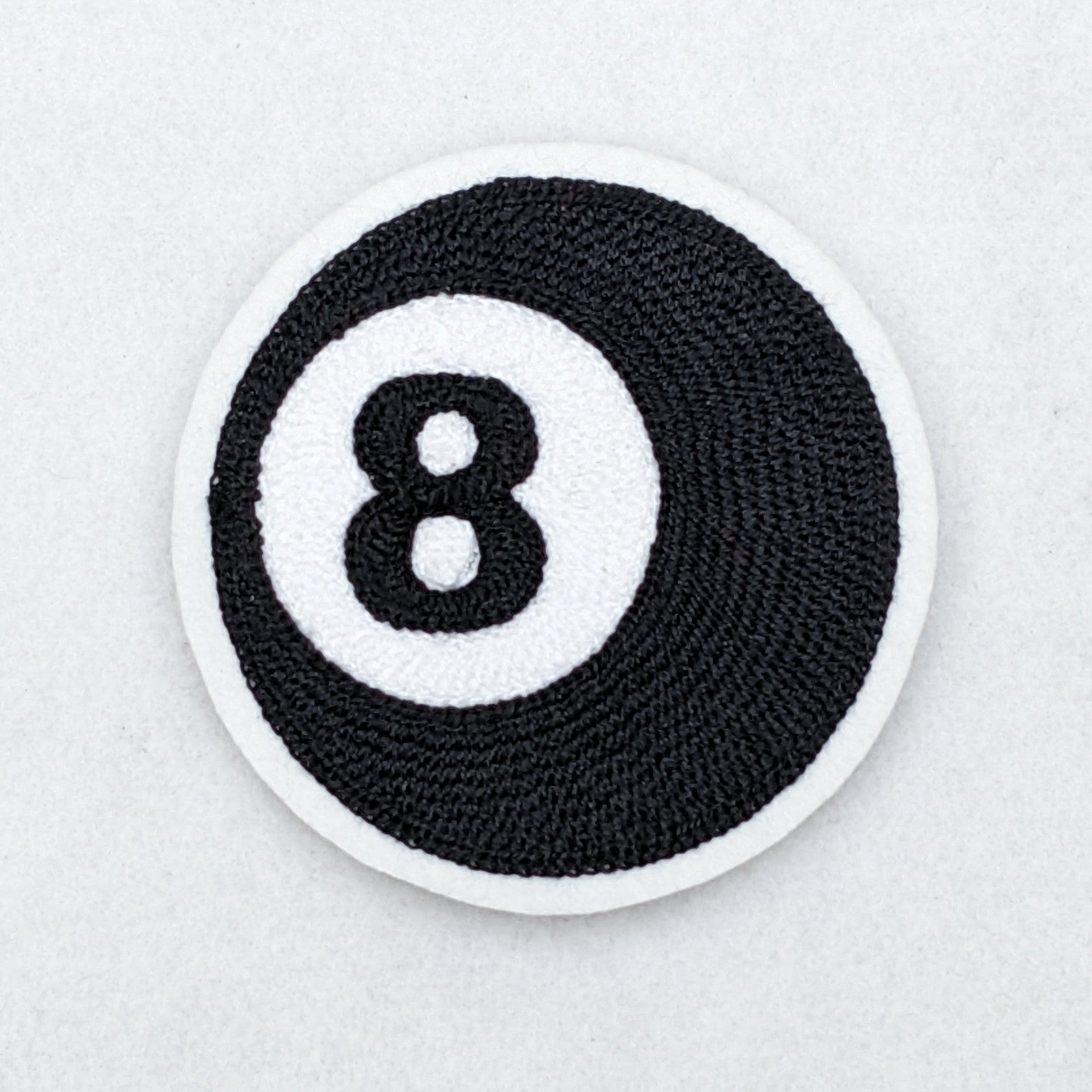 8 Ball Chainstitch Patch - Pinsetter Alley