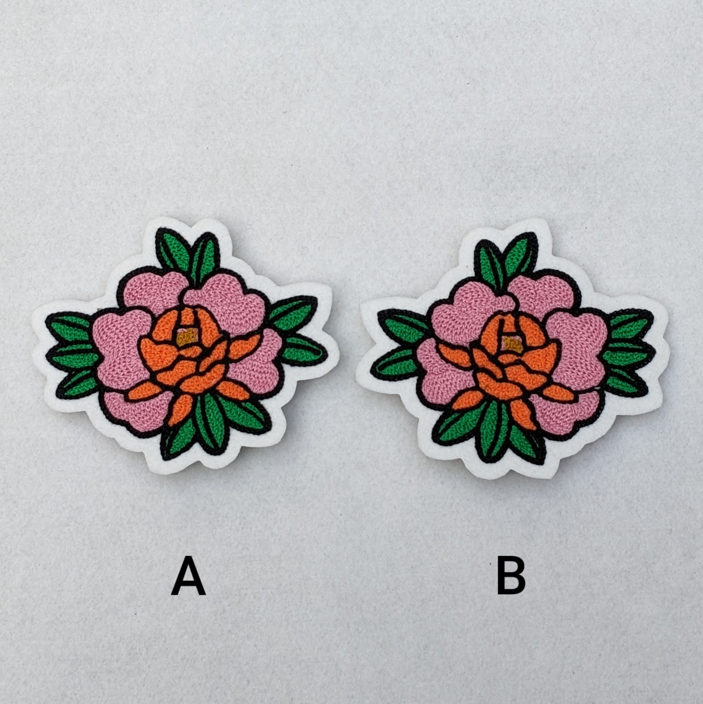 Chainstitch Peony Patch- Sew On
