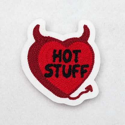 Hot Stuff Devilish Heart Chainstitch Patch