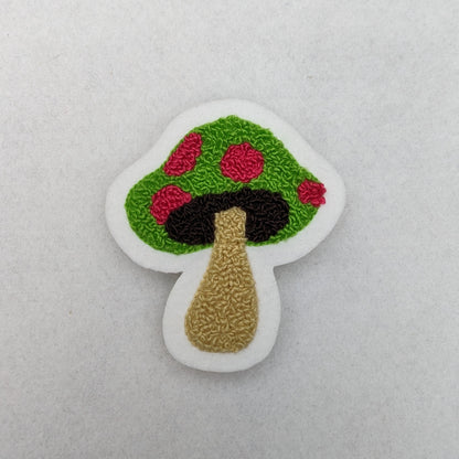 Mushroom Chenille Patch - Sew On - Available In Different Colors!