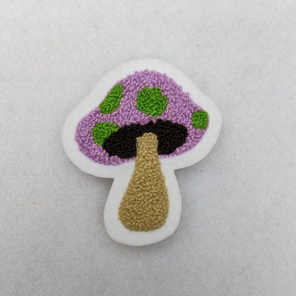 Mushroom Chenille Patch - Sew On - Available In Different Colors!