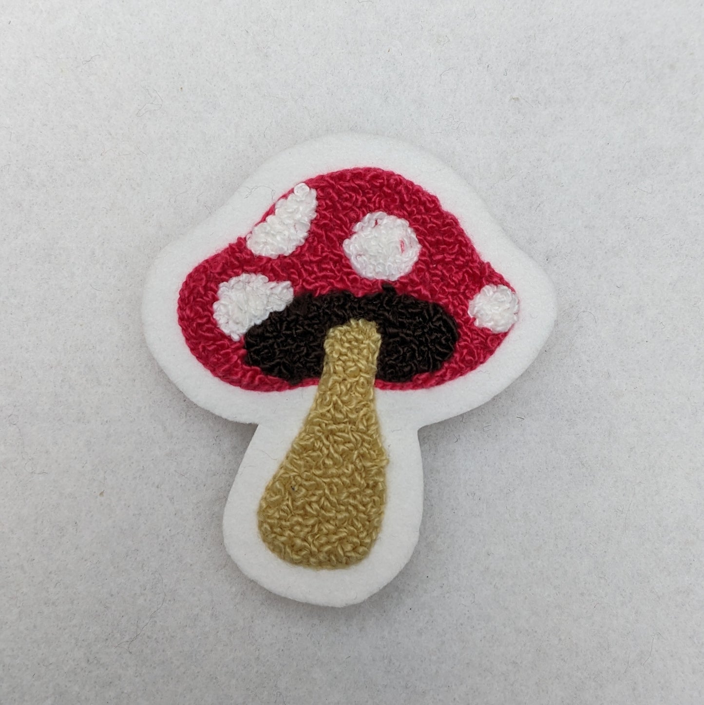 Mushroom Chenille Patch - Sew On - Available In Different Colors!