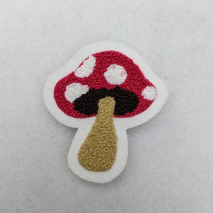 Mushroom Chenille Patch - Sew On - Available In Different Colors!