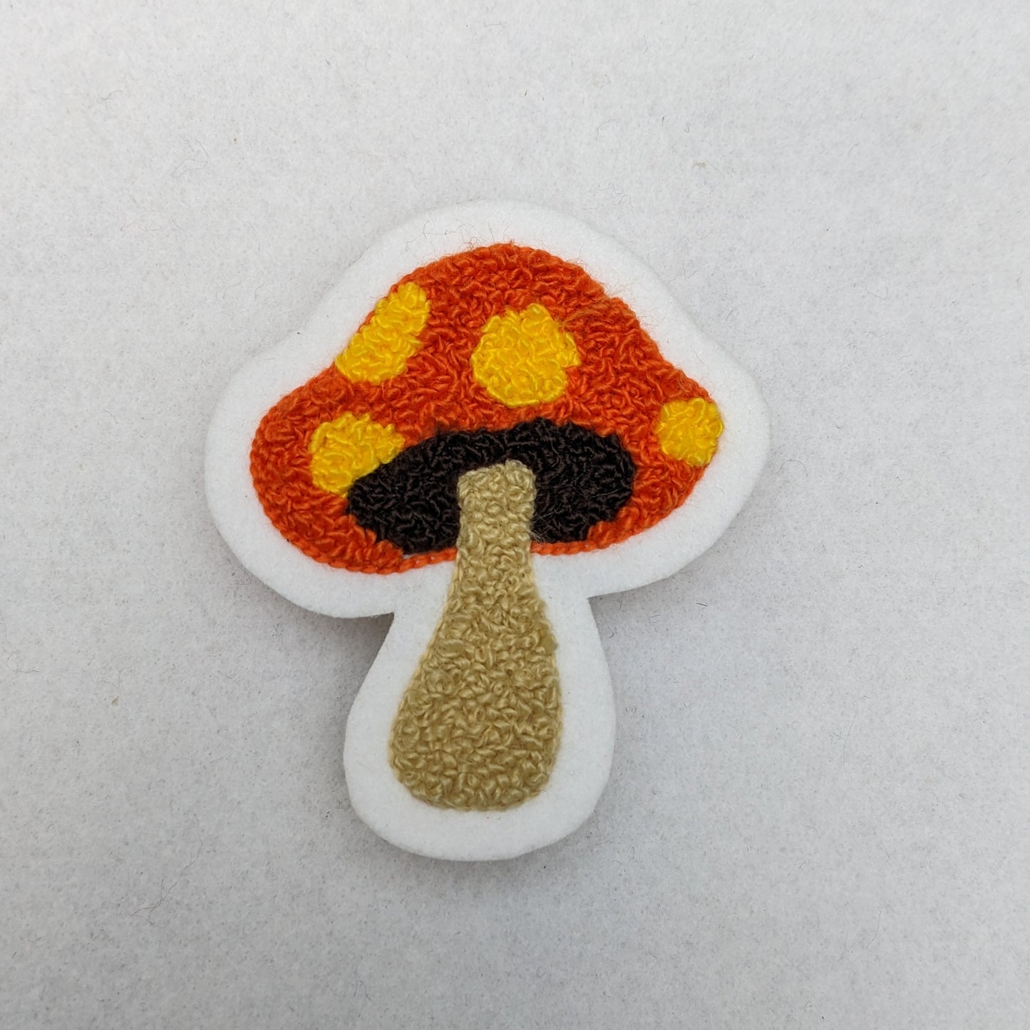 Mushroom Chenille Patch - Sew On - Available In Different Colors!