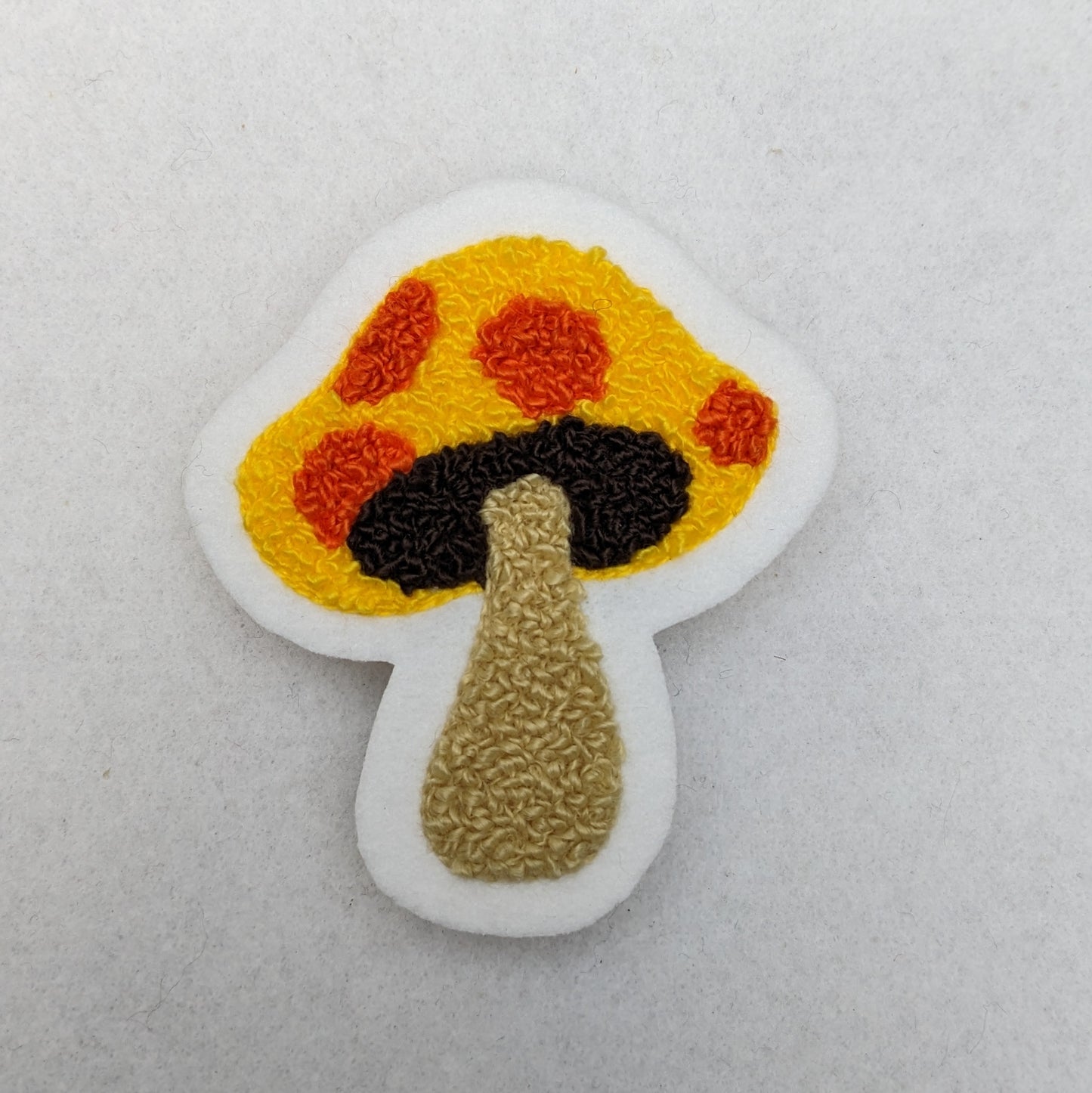 Mushroom Chenille Patch - Sew On - Available In Different Colors!