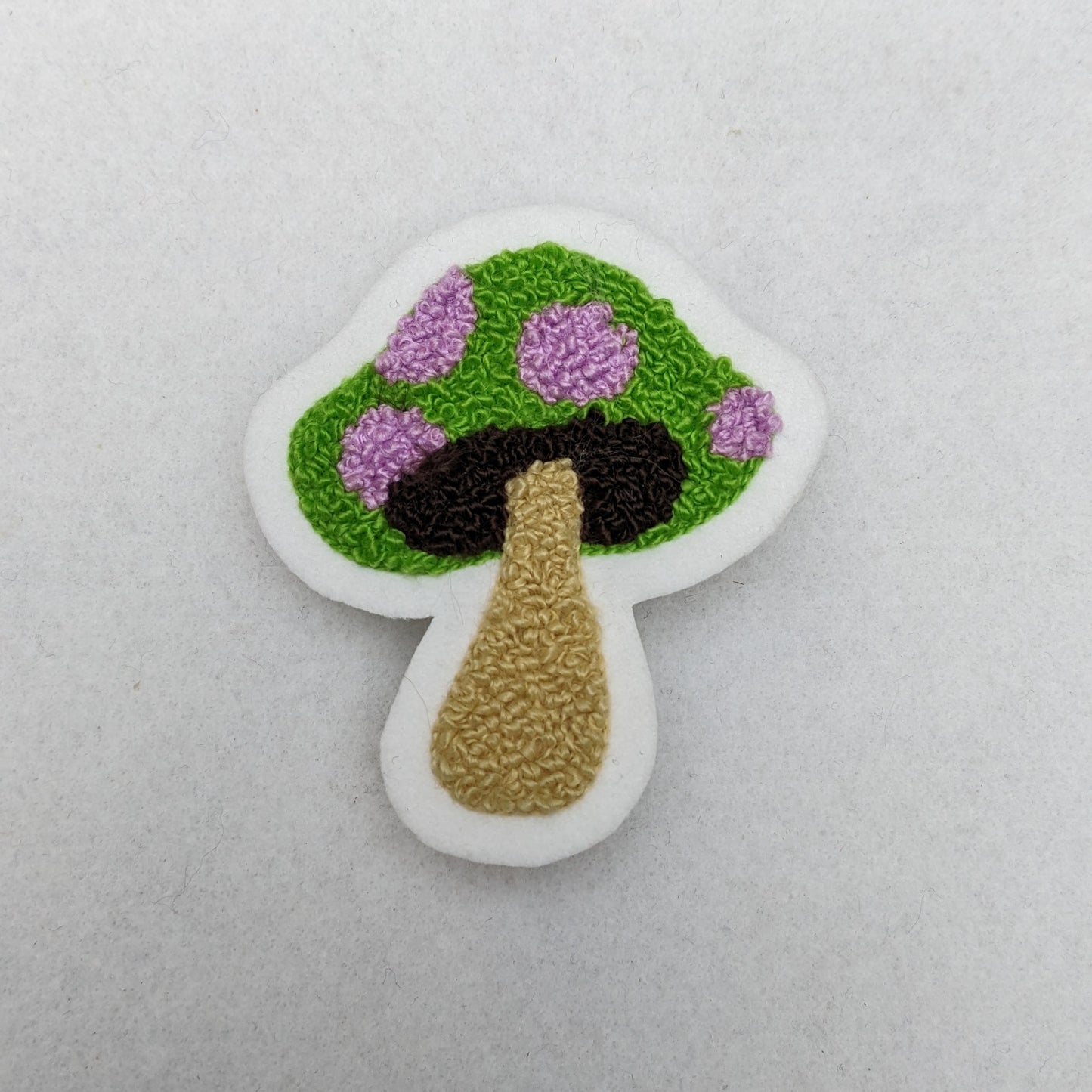 Mushroom Chenille Patch - Sew On - Available In Different Colors!