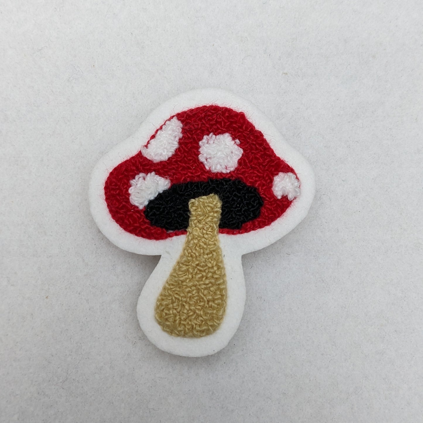 Mushroom Chenille Patch - Sew On - Available In Different Colors!