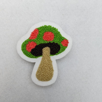 Mushroom Chenille Patch - Sew On - Available In Different Colors!