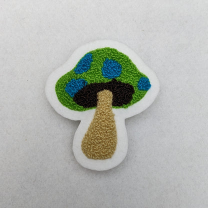 Mushroom Chenille Patch - Sew On - Available In Different Colors!