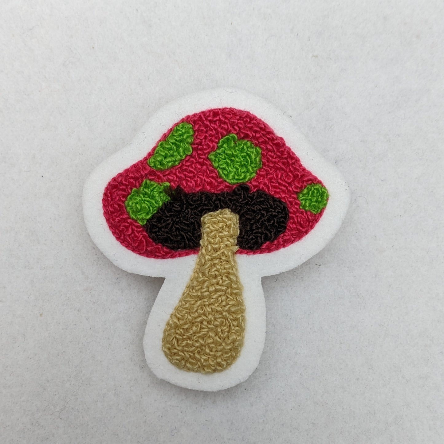 Mushroom Chenille Patch - Sew On - Available In Different Colors!