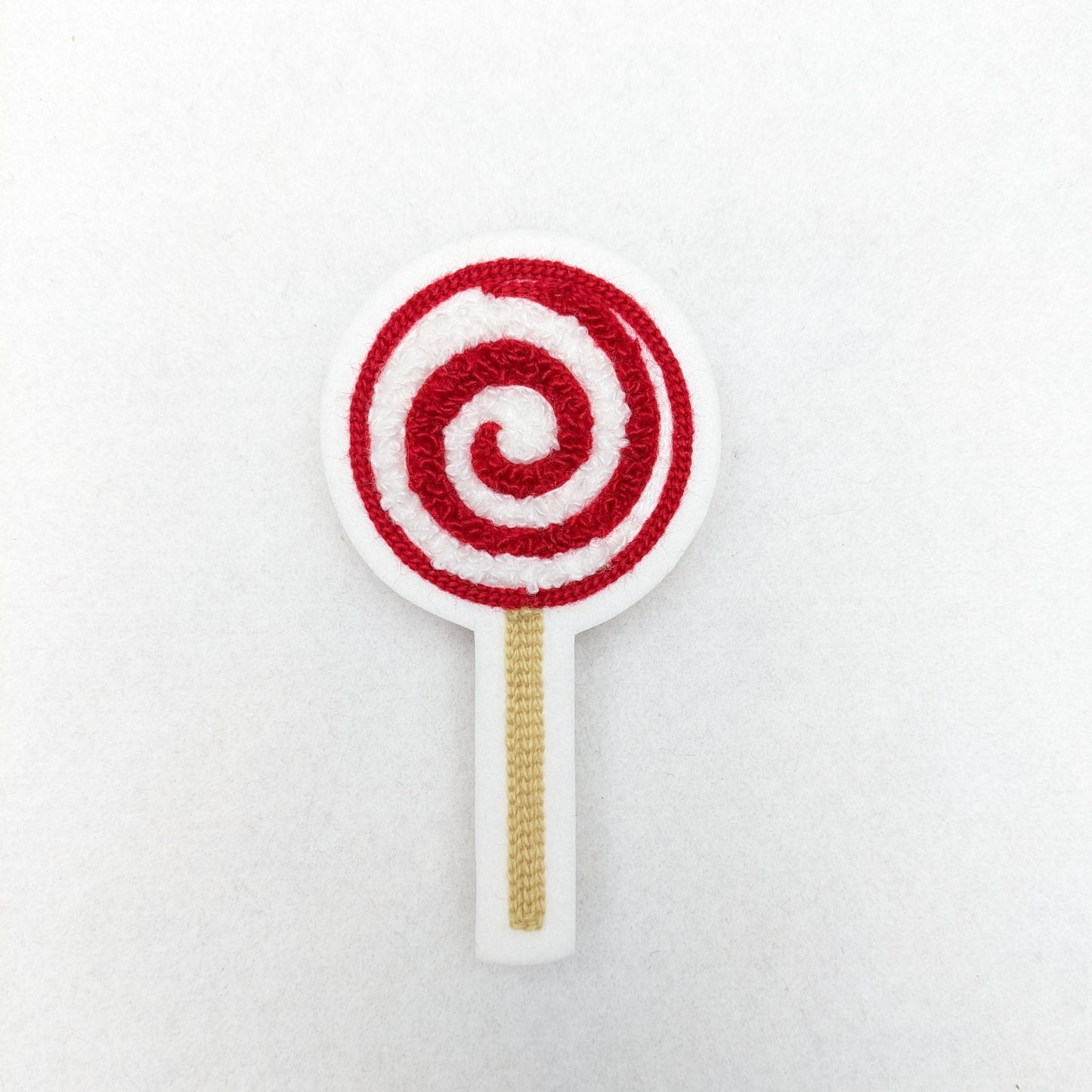 Sweet Treat Chenille Lollipop Letterman Style Patches!