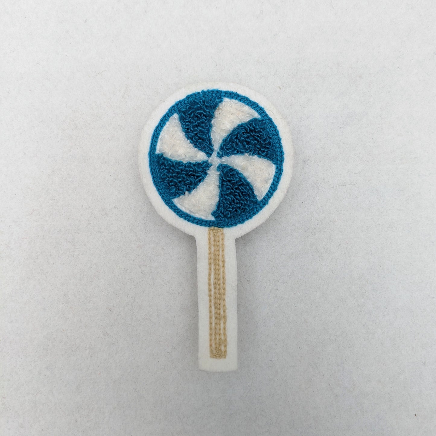 Sweet Treat Chenille Lollipop Letterman Style Patches!