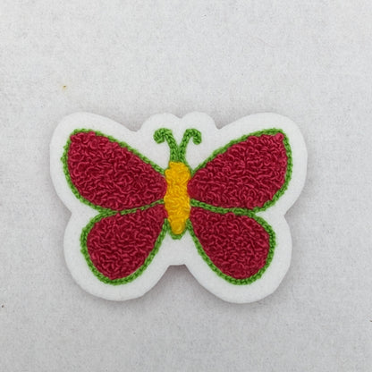 Chenille Butterfly Patch - Sew On