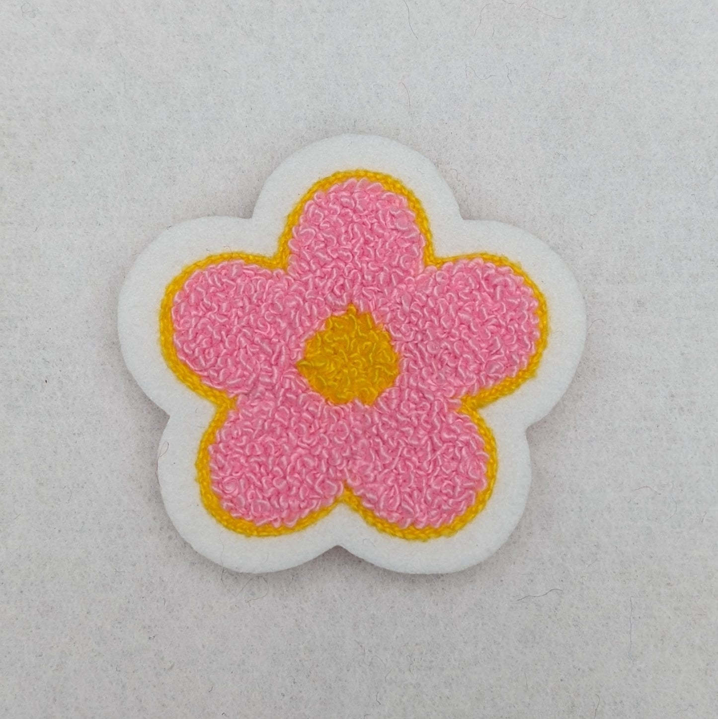 Small Daisy Chenille Patch - Sew On - Available In Different Colors!