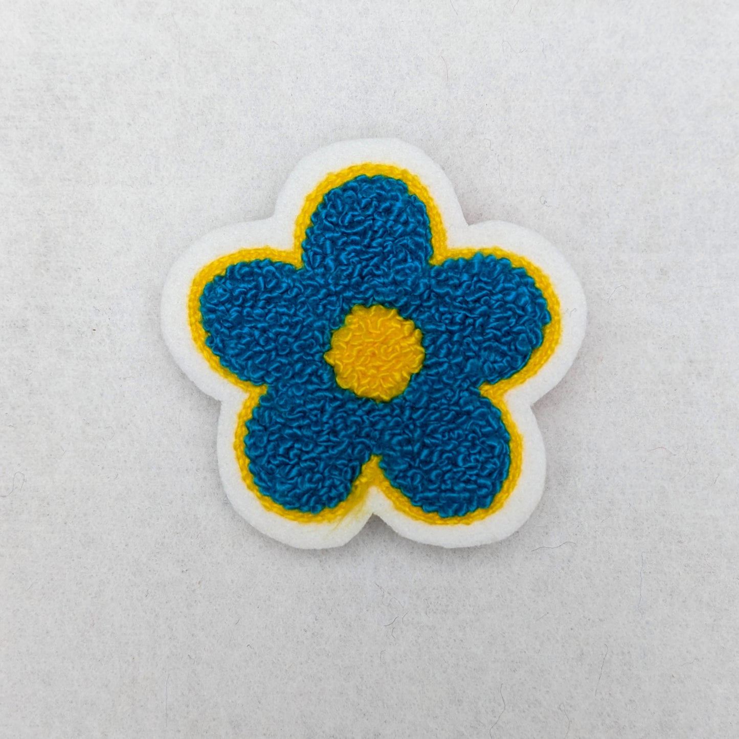 Small Daisy Chenille Patch - Sew On - Available In Different Colors!