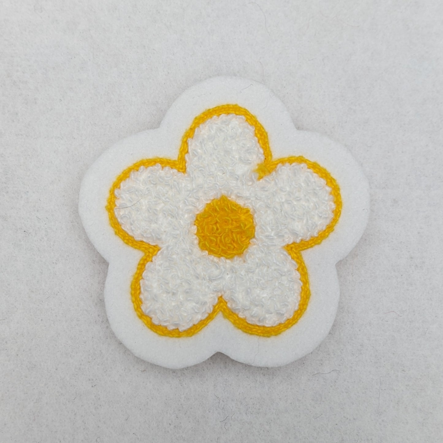 Small Daisy Chenille Patch - Sew On - Available In Different Colors!