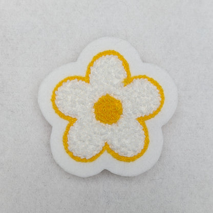 Small Daisy Chenille Patch - Sew On - Available In Different Colors!