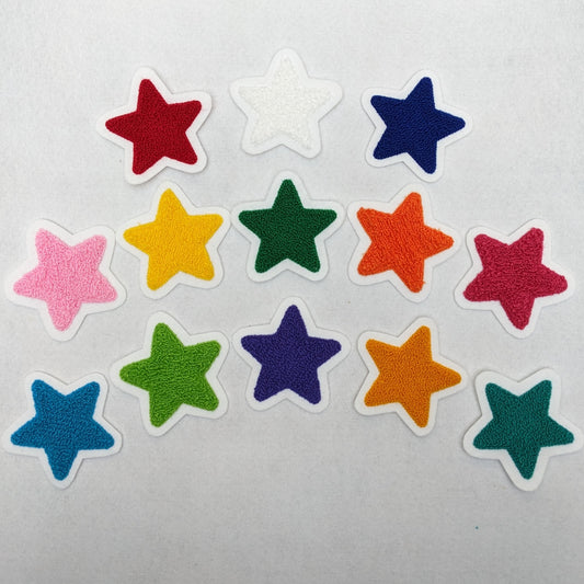 Star Chenille Patch - Sew On - Available In Different Colors!