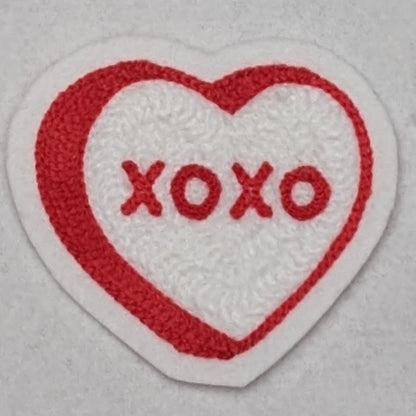 Conversation Heart Chainstitch Patch