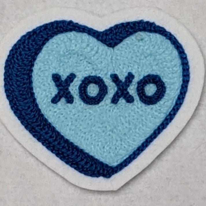 Conversation Heart Chainstitch Patch