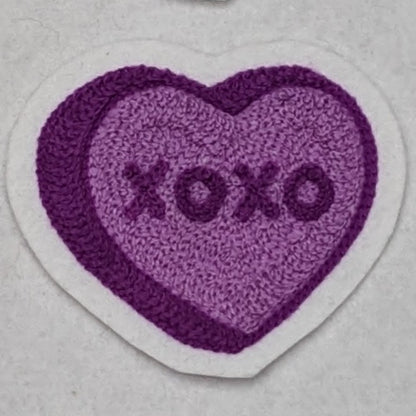 Conversation Heart Chainstitch Patch