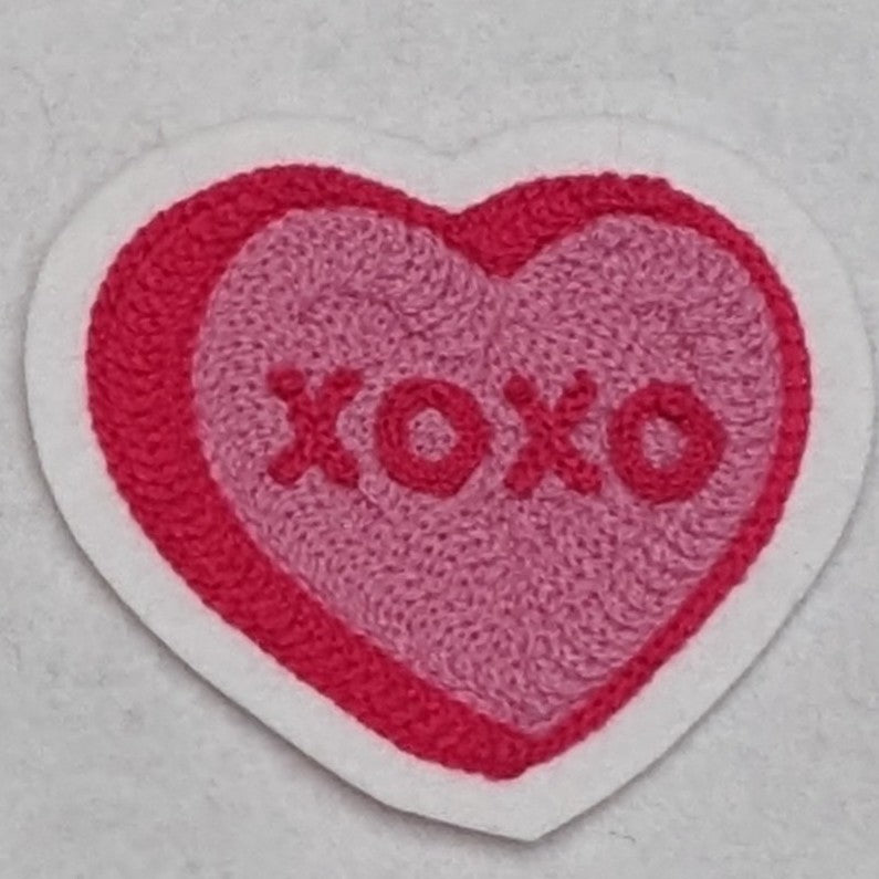 Conversation Heart Chainstitch Patch