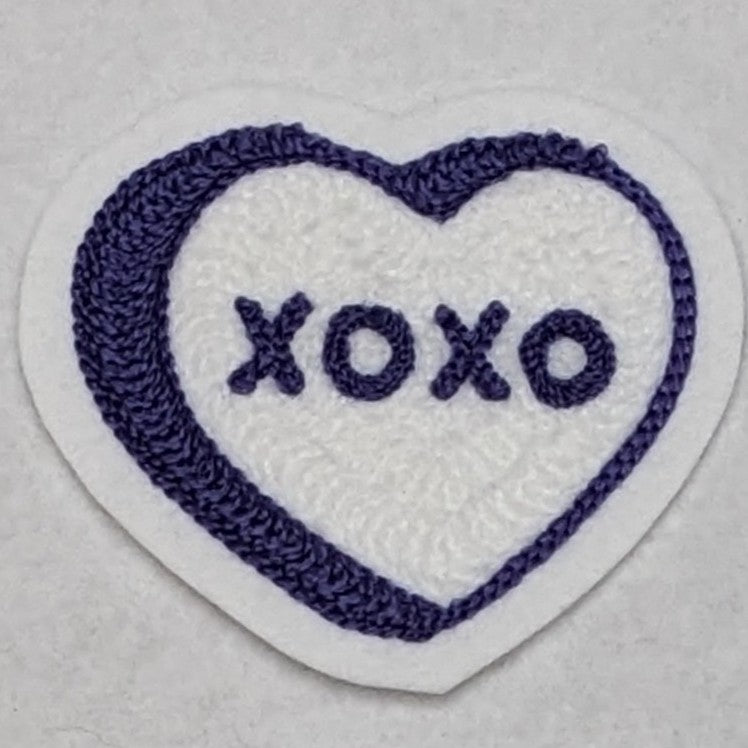 Conversation Heart Chainstitch Patch
