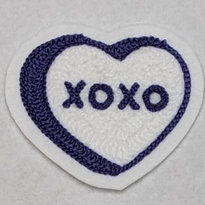 Conversation Heart Chainstitch Patch